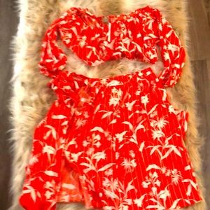 Asos 2 piece swimsuit cover up